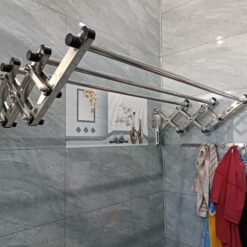 LẮP ĐẶT GIÀN PHƠI GẮN TƯỜNG INOX